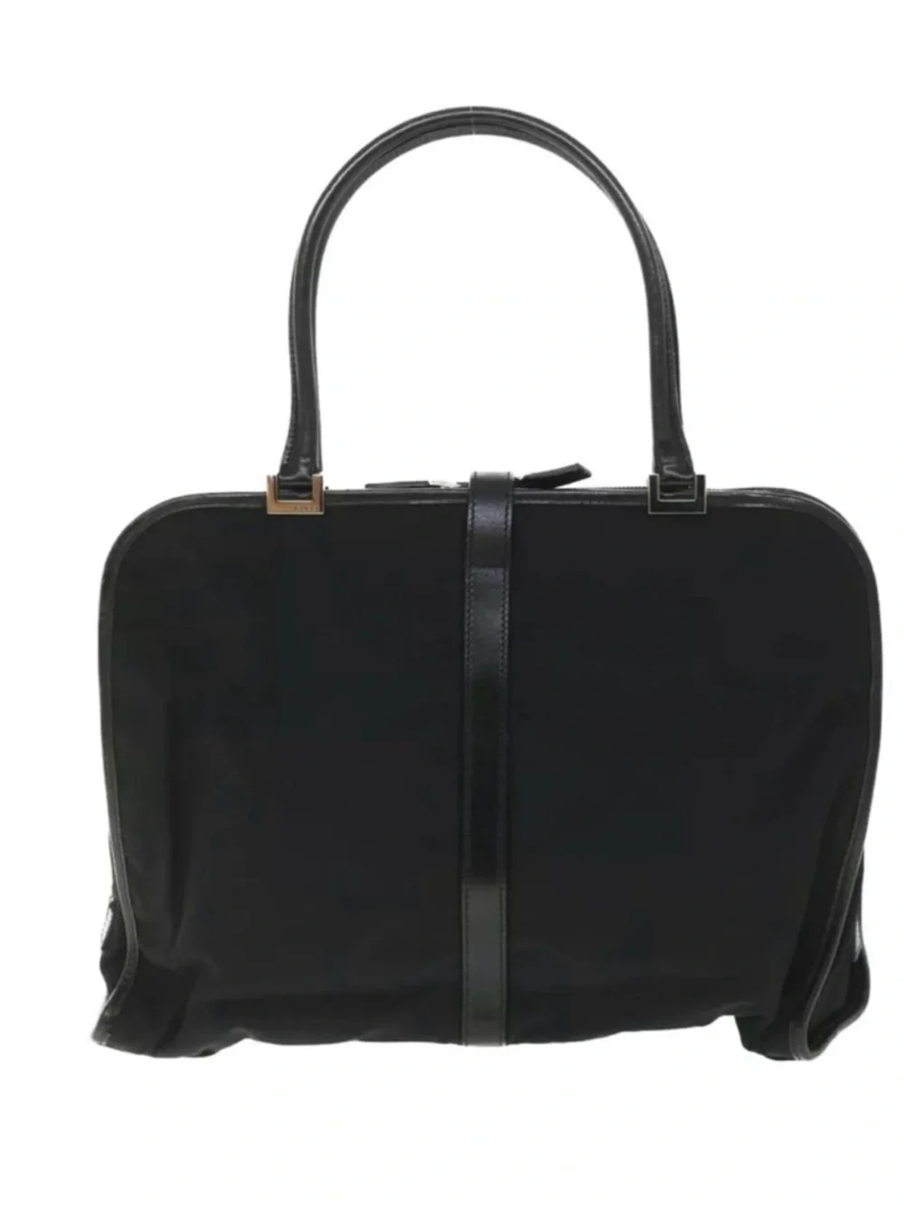 Gucci Jackie Line Black Nylon & Leather Tote Bag
Style 002-1072 (Made in Italy) - Picture 3 of 13